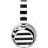 White and Black Stripes Surface Headphones Skin